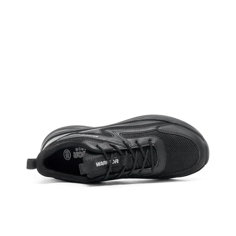 Warrior Wear-resistant Lightweight Breathable And Non-slip. Low-Top Running Shoes Men's Black-10