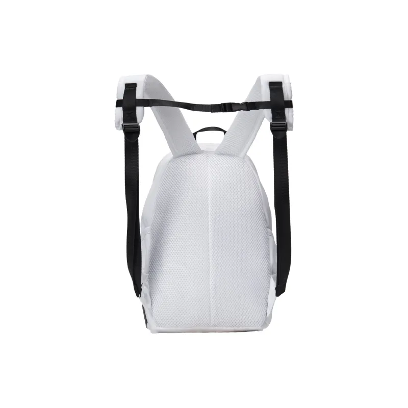 QRST Polyester Backpack Unisex Gray/Pink-12