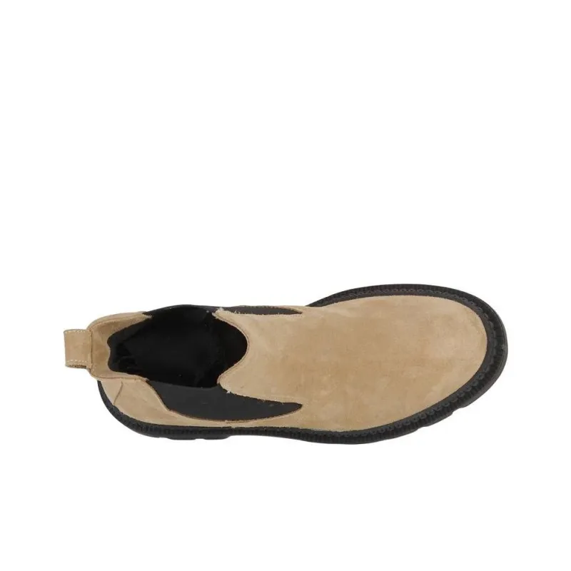 JB MARTIN Oceana Short Chelsea Boots Women's Beige-4