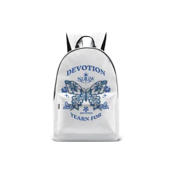 SRRW Polyester Backpack Regular Unisex White