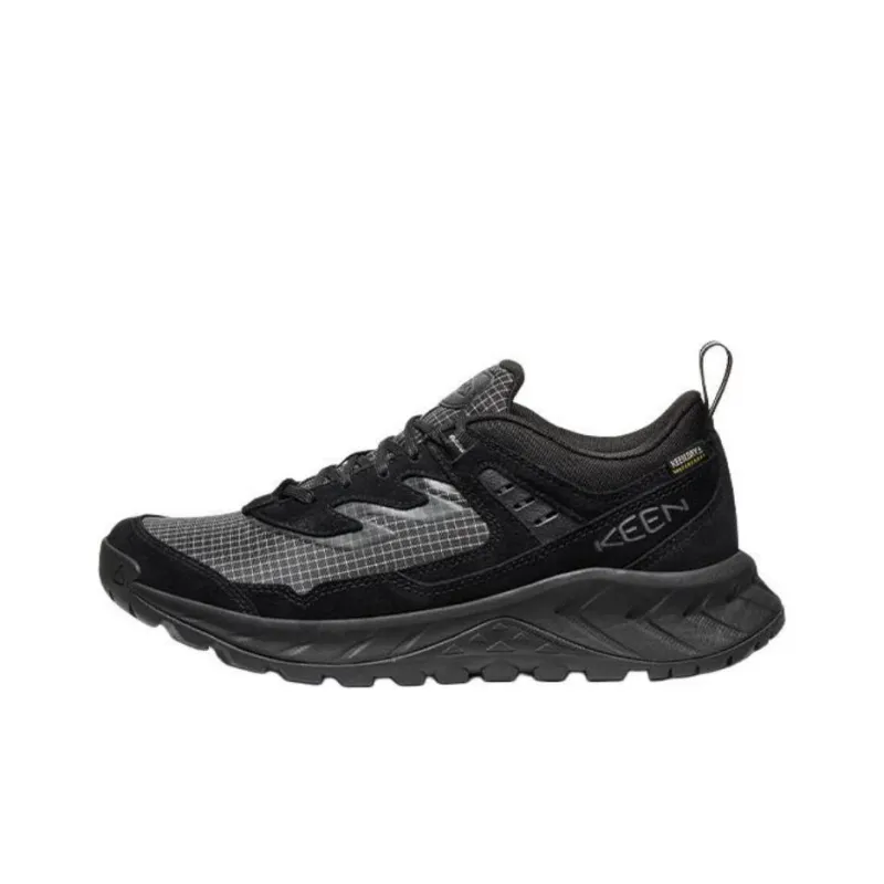KEEN Abrasion Resistant Slip Resistant Low Top Hiking Shoes Women's Black-0