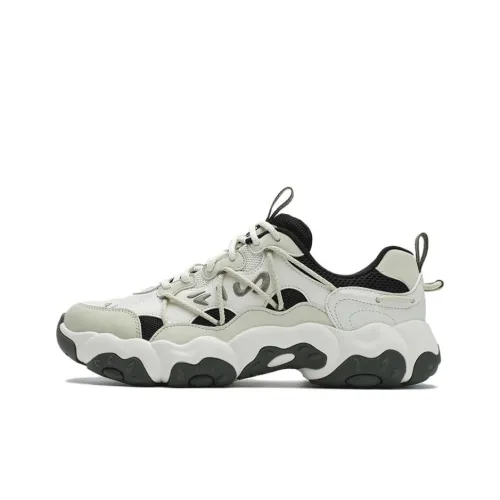 FILA FLUID 6 Cushioning Slip Resistant Breathable Coverage Support Low Top Running Shoes Men's White