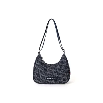 Elle Active Fabric Shoulder Bag Crossbody Bag Handbag Unisex Denim Blue
