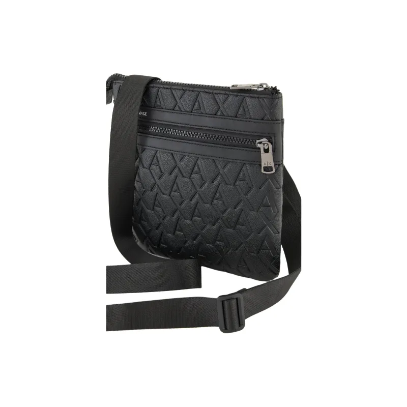 ARMANI EXCHANGEAE Polyester Messenger Bag, Crossbody Bag, Shoulder Bag Men's Black-2