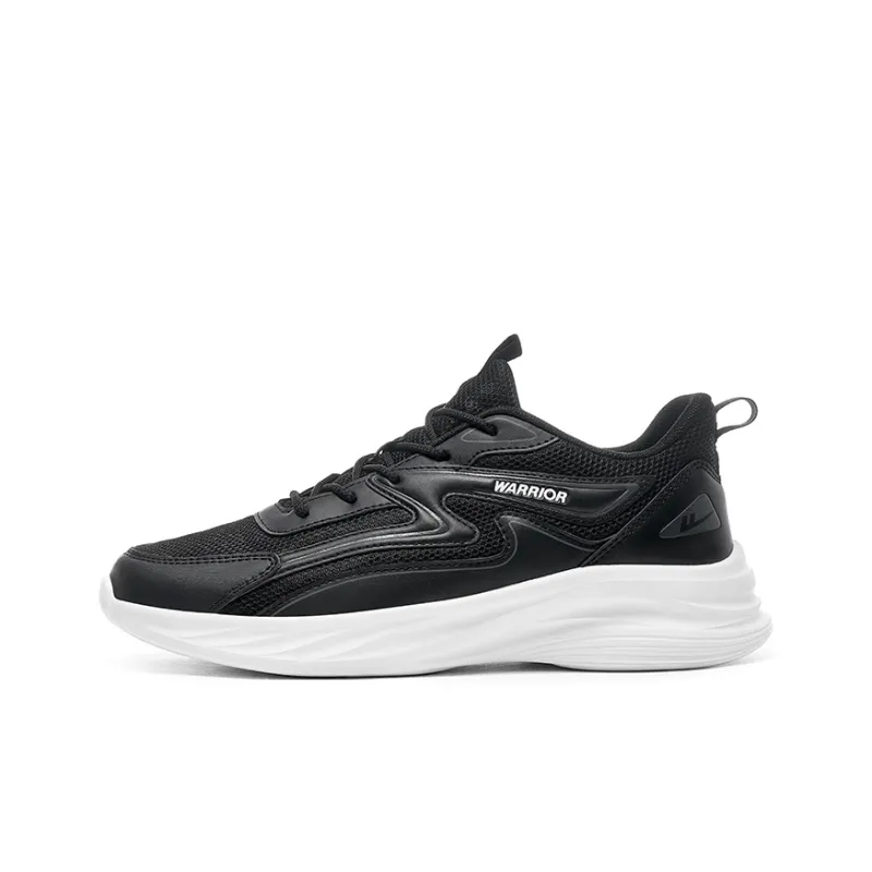 Warrior Anti-Slip And Wear-Resistant Breathable Low-Top Casual Running Shoes Men's White Dark Blue-8