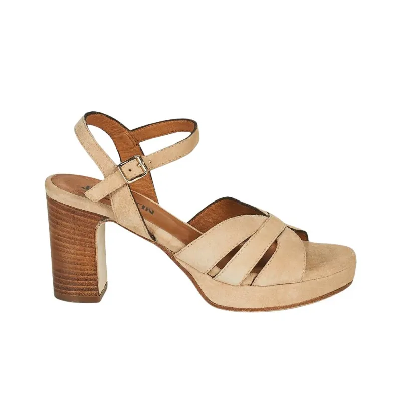 JB MARTIN MINA Strap Sandals 9cm Women's Beige-1