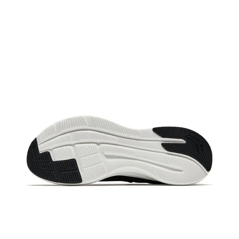 Anta Breathable Rebound Lightweight Low-Top Casual Running Shoes Women's Black White-4