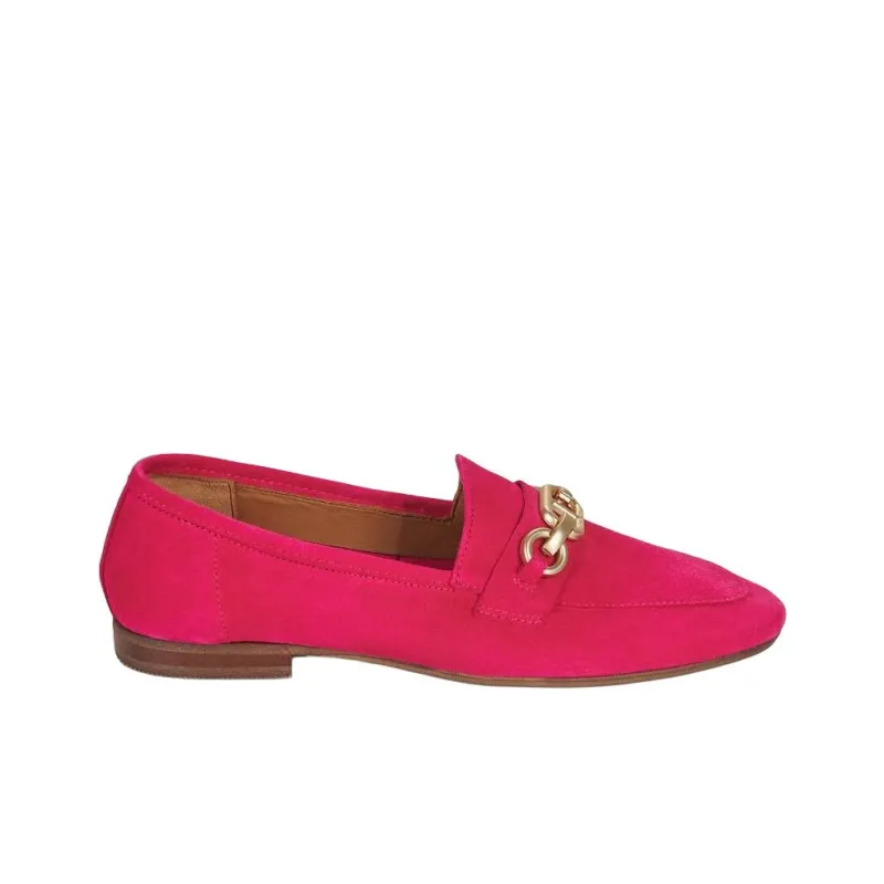 JB MARTIN FRANCHE BIJOU Loafers 2cm Women's Pink-1