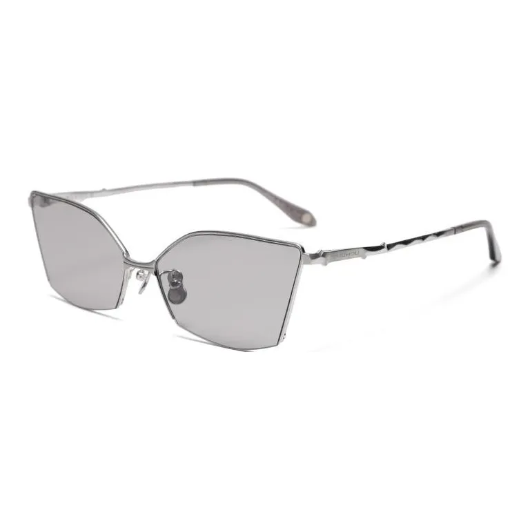 MuHou Titanium Irregular Shape Sunglasses Unisex-2