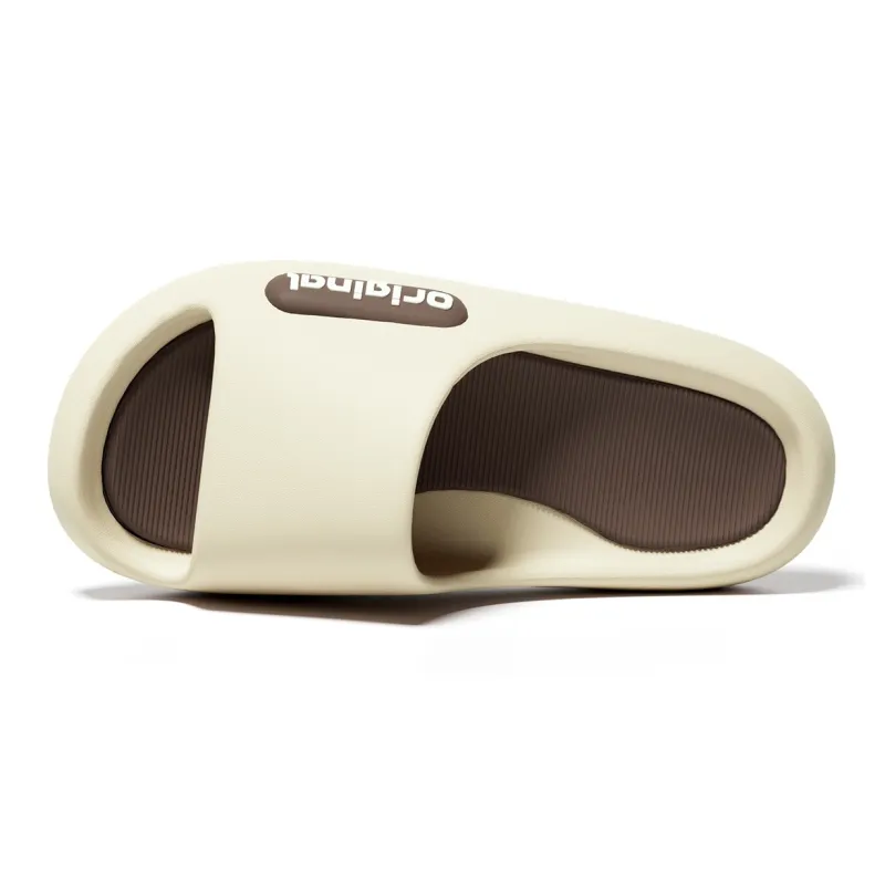 Soft Minimalist Slippers With Squashy And Bouncy Feeling, Platform Slip Resistant Quiet Indoor Slippers, Unisex-7
