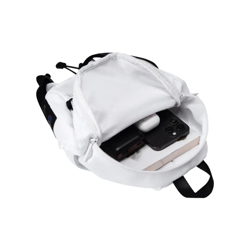 QRST Polyester Backpack Unisex Gray/Pink-13