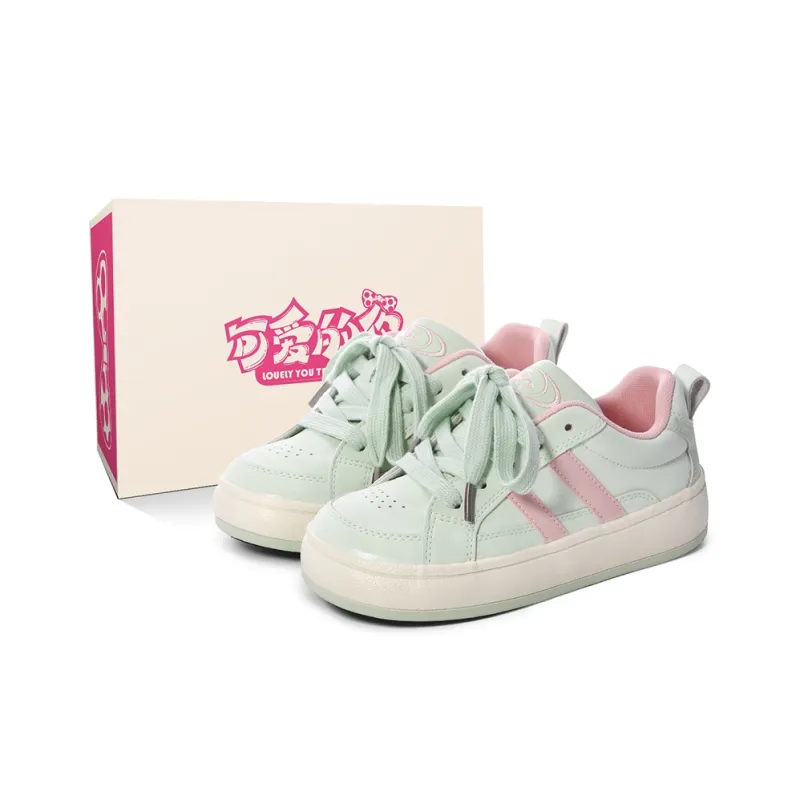 Lovely You Lightweight Wear-Resistant And Slip-Resistant Low-Top Skateboard Shoes Women's-12