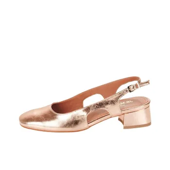 JB MARTIN Vicola Block Heel High Heels 4cm Women's Gold