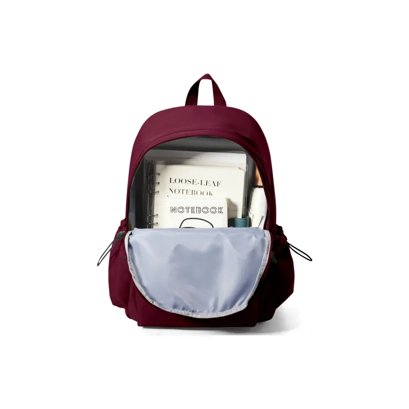 Sisea Fabric Backpack Laptop Bag Travel Bag Backpack Regular Unisex Classic Black/cream White-22