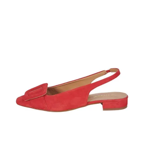JB MARTIN Varia Chunky Heel High Heels 3cm Women's Red