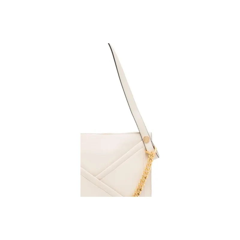 Mulberry Calfskin One Shoulder Handbag Medium Size Women's White-3