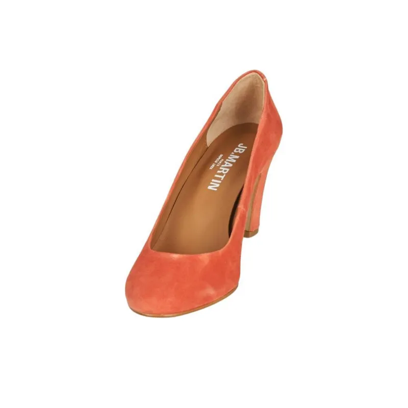 JB MARTIN Chunky Heel High Heels Women's Orange-3