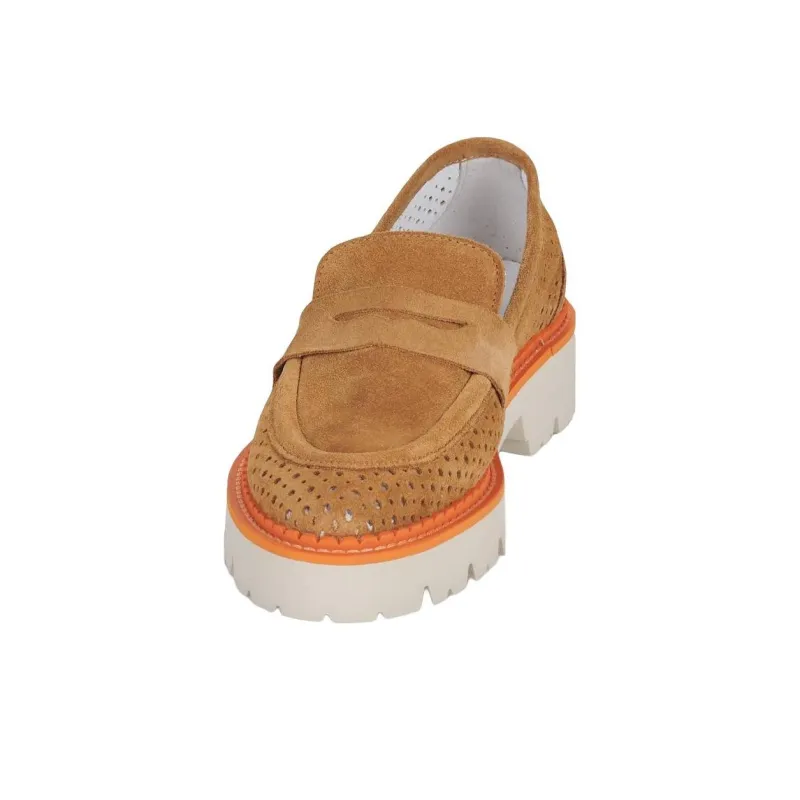 JB MARTIN Loafers 4cm Women's Brown-2
