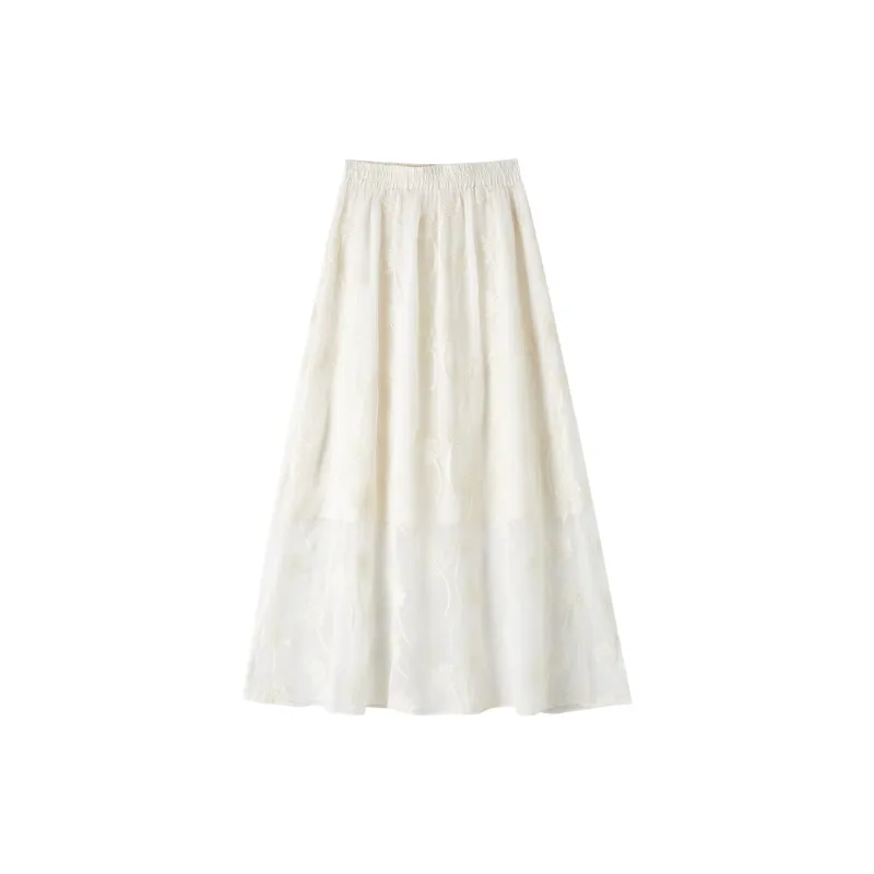 Dme Two Piece Skirt Sets Women's Ecru-0