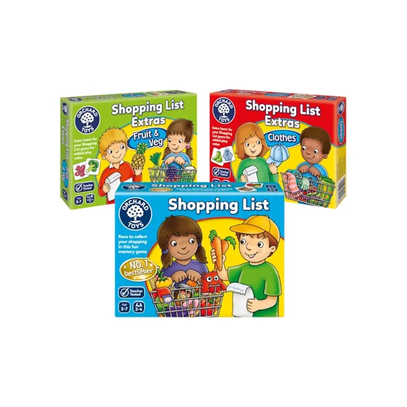 KUAIMANHU Shopping List OrchardToys Mind Training Educational Toy Board Games-5
