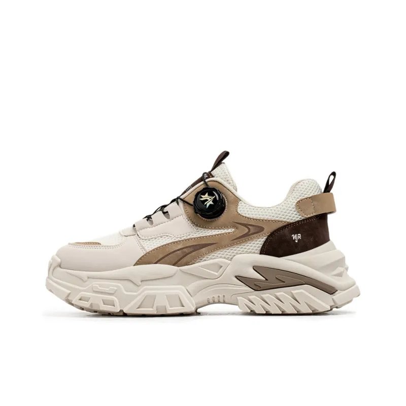 NANJIREN Cushioning Anti Slip And Wear Resistant Support Height Increasing Low Top Chunky Sneakers Men's-4