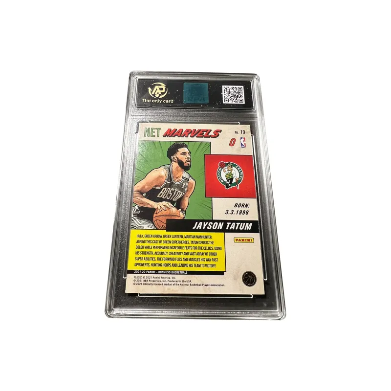 PANINI Celtics Team Jayson Tatum Cartoon Collection RPA High Score Player Card Rare Card Graded Cards 1 Pc-1