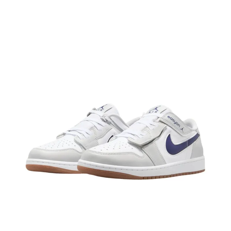 Jordan 1 Low EasyOn White Neutral Grey Gum Midnight Navy-2