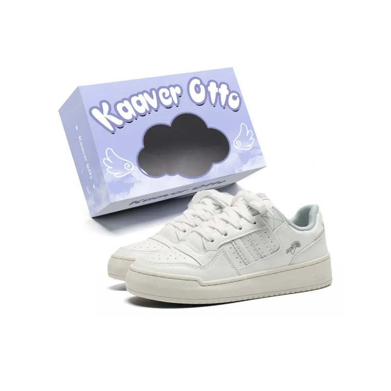 KAAVER OTTO Slip-Resistant Lightweight Breathable Low-Top Skateboard Shoes Women's-0