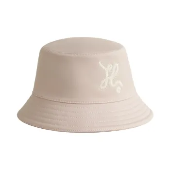 HERMES Twill Bucket Hats Women's Pink
