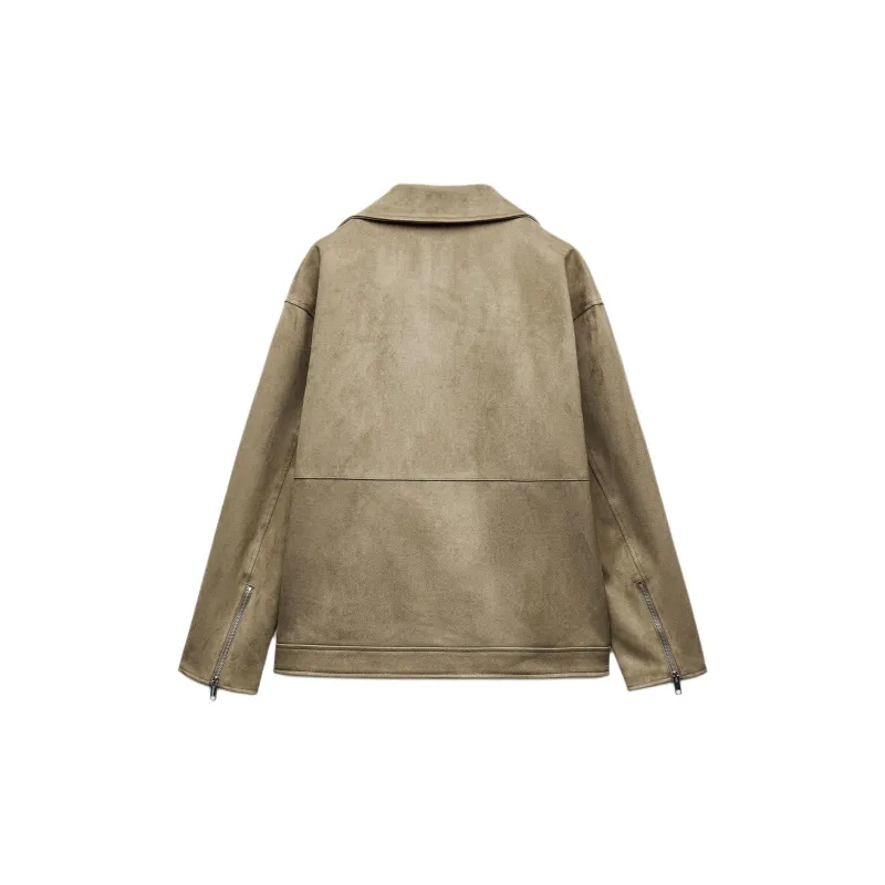 ZARA Jackets Women's Tan-1