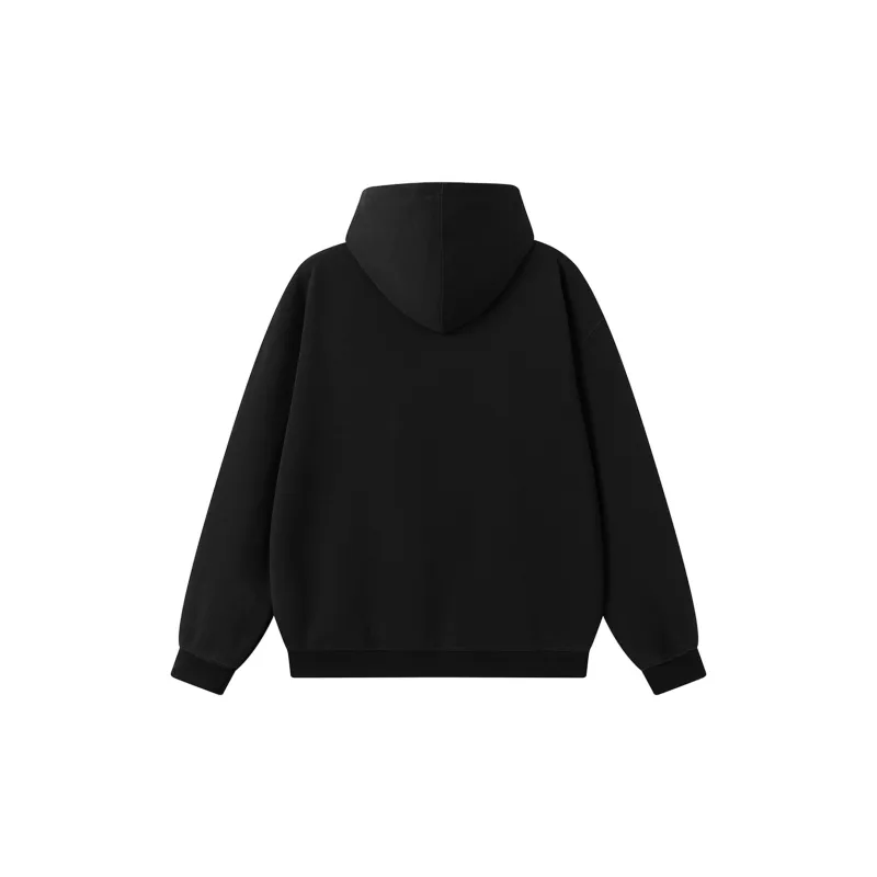 Qnxeey Sweatshirt Unisex Burgundy-1