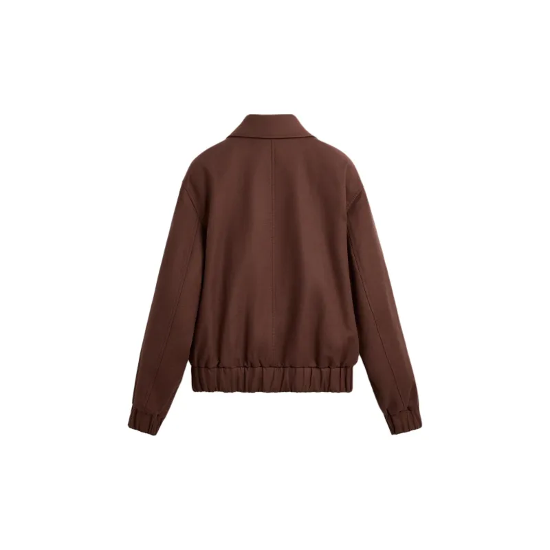 ZARA Jackets Coats Men's Burgundy-1