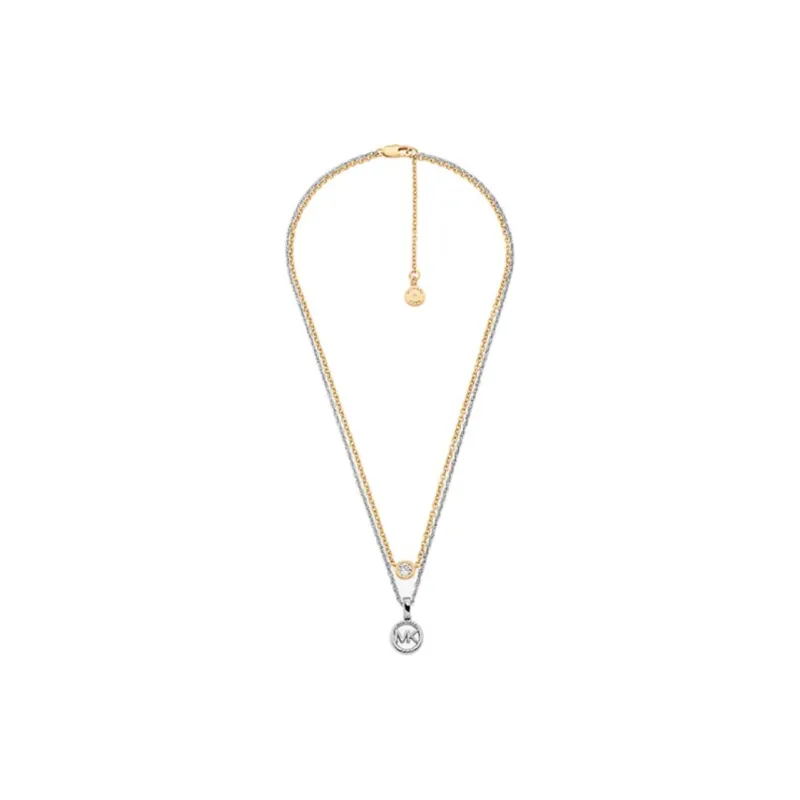 MICHAEL KORS Double Layered Necklace And Stud Earrings Gift Set-2