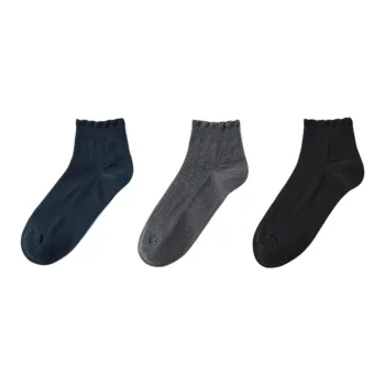 UNIQLO Ankle Socks Women's 3 Pack Navy Blue