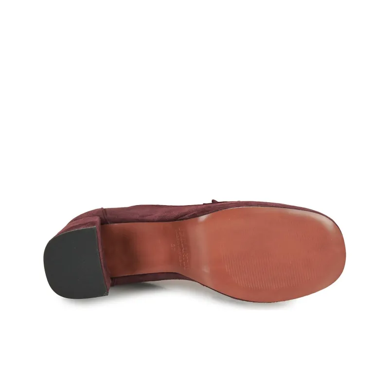 JB MARTIN ALEPO Loafers 8cm Women's Red-6