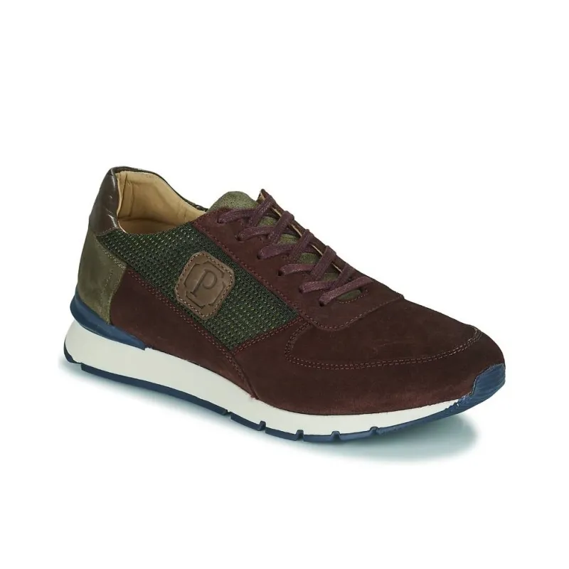 PELLET MALO Slip-Resistant Low-Top Casual Shoes Men's Green Brown-2