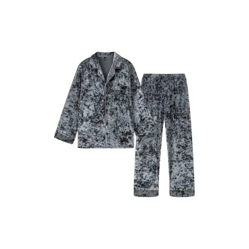 Gongdie Pajama Set Men's Dark Gray