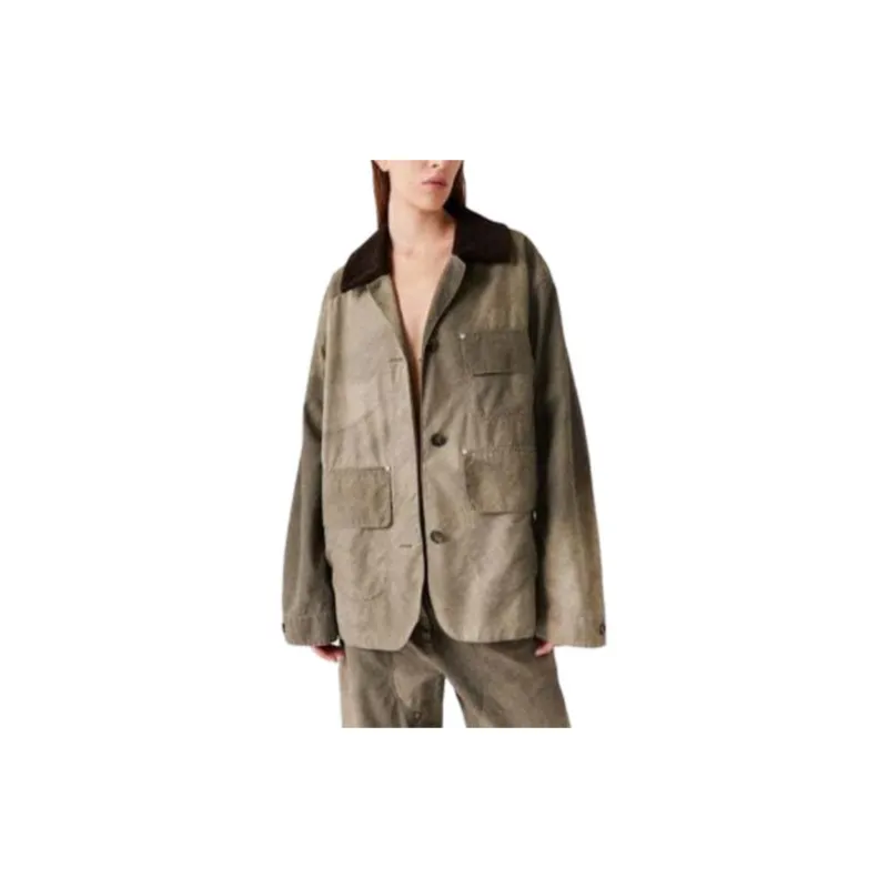Stella McCartney Corduroy Collar Aged Jacket-4