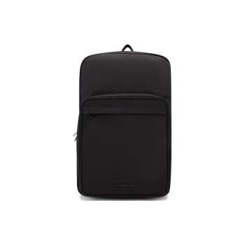 Tommy Hilfiger Polyester Backpack Large Size Men's Black