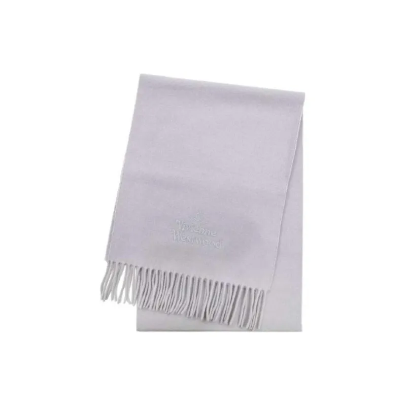 Vivienne Westwood Knit Scarves Unisex Coffee/Camel-3