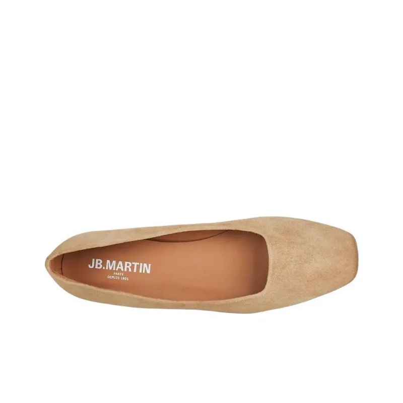 JB MARTIN TONIQUE Block Heel High Heels 4cm Women's Beige-5