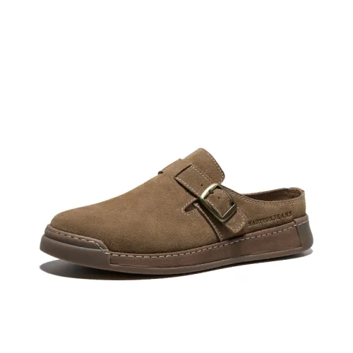 Hautton Closed Toe Slippers Men's Camel