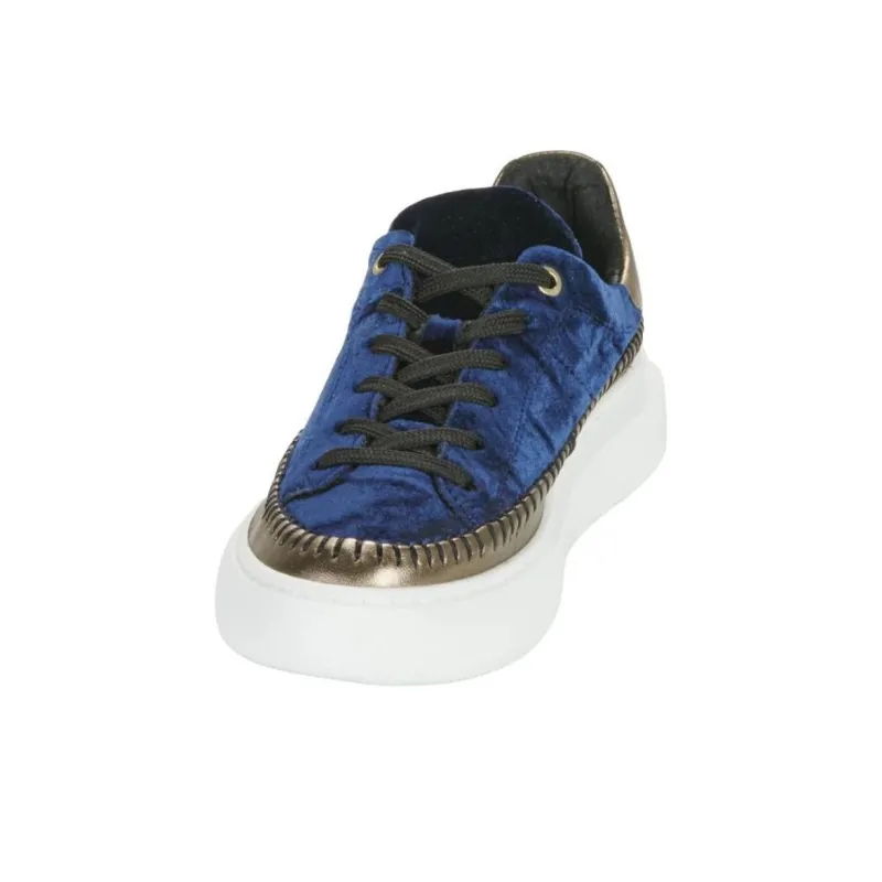 JB MARTIN Low Top Skateboard Shoes Women's Blue-3
