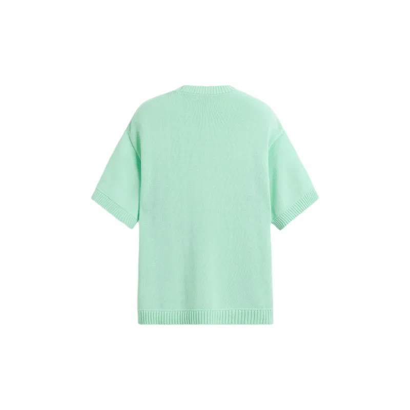ZARA T Shirts Men Lake Green-1