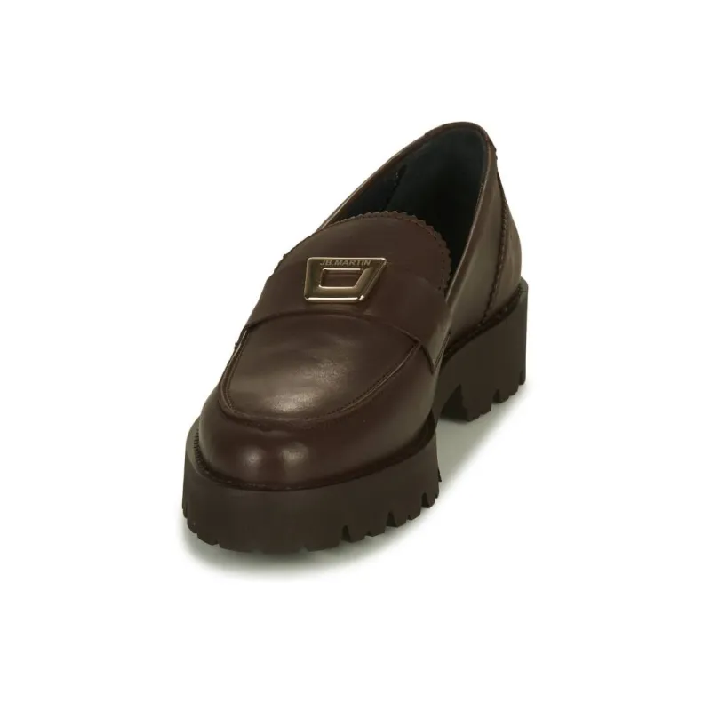 JB MARTIN FOLIE Loafers 4cm Women's Brown-2