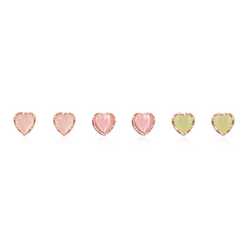 WANLIACC Alloy Stud Earrings Women's-3