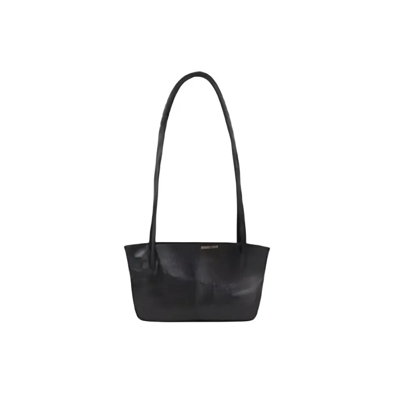 Paloma-wool Cow Leather Tote Bag Shopping Bag Shoulder Bags Large Size Women's Black-0
