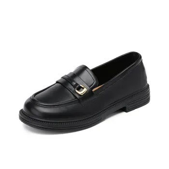 La Chapelle Ballet Flats Loafers 2.4cm Women's Black