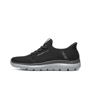 Skechers Slip Ins Breathable Balance Low Top Casual Shoes Men's Black