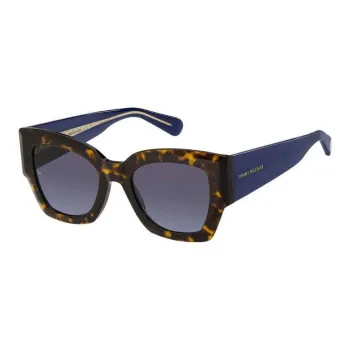 Tommy Hilfiger Acetate Cat Eye Sunglasses Women's Havana